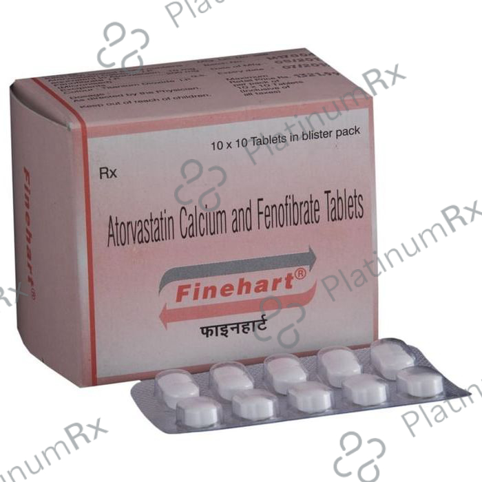 Finehart 10/200mg Tablet 10s