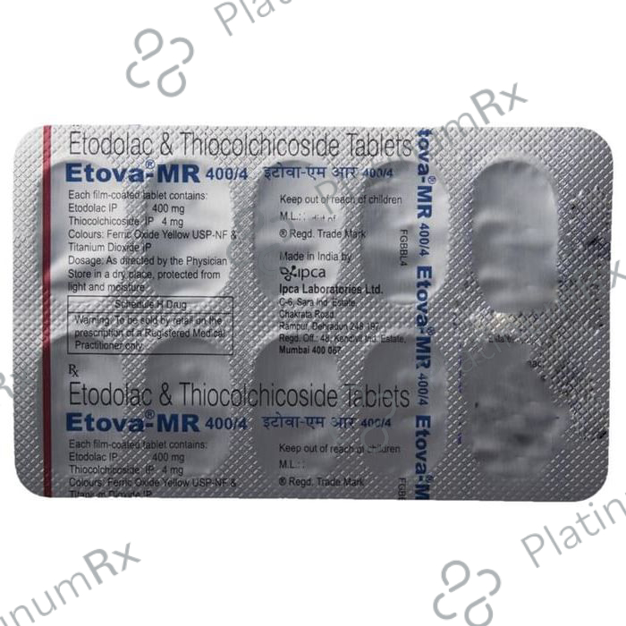 Etova MR 400/4mg Tablet 10s
