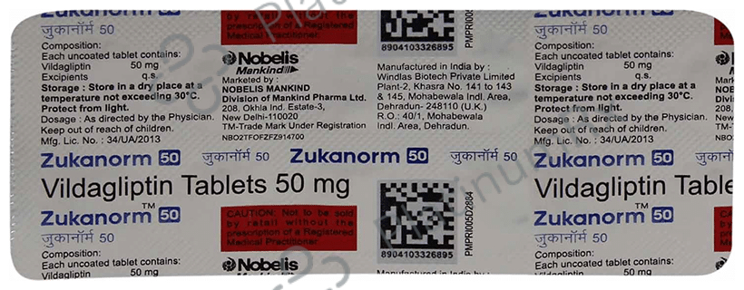 Zukanorm 50 Tablet