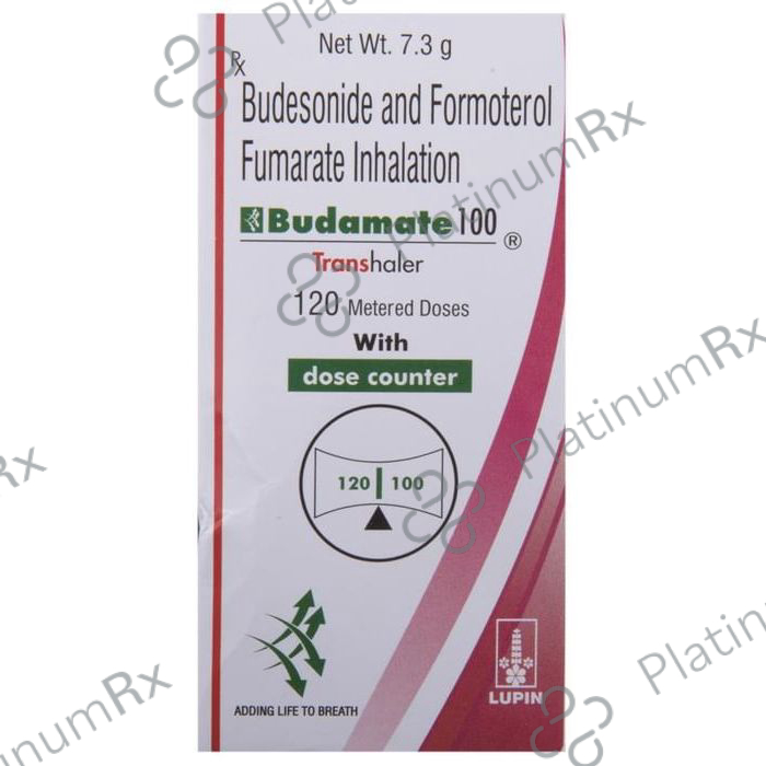 Budamate 100/6mcg Transhaler 120MDI