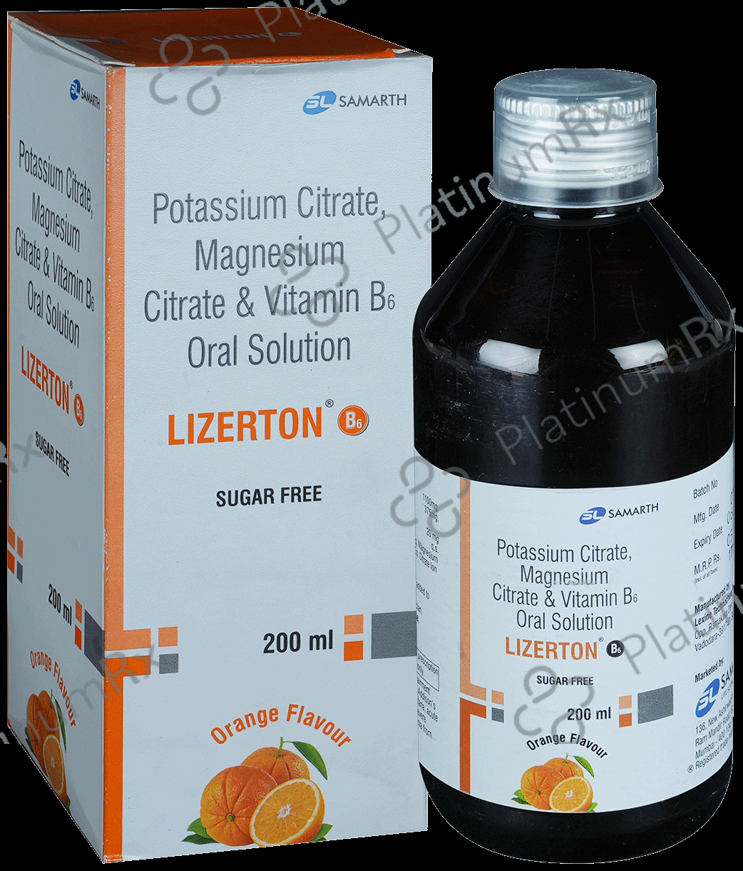 Lizerton B6 Oral Solution Orange Sugar Free