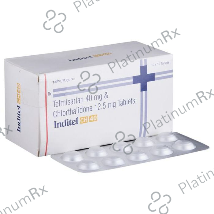Inditel CH 40/12.5mg Tablet 10s