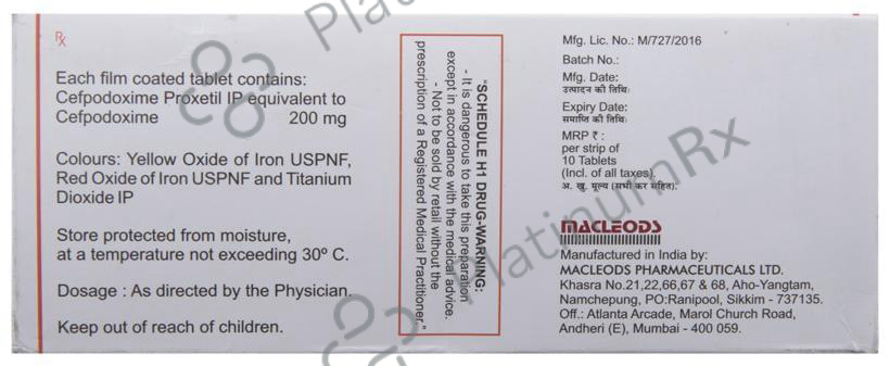 Macpod 200mg Tablet 10s