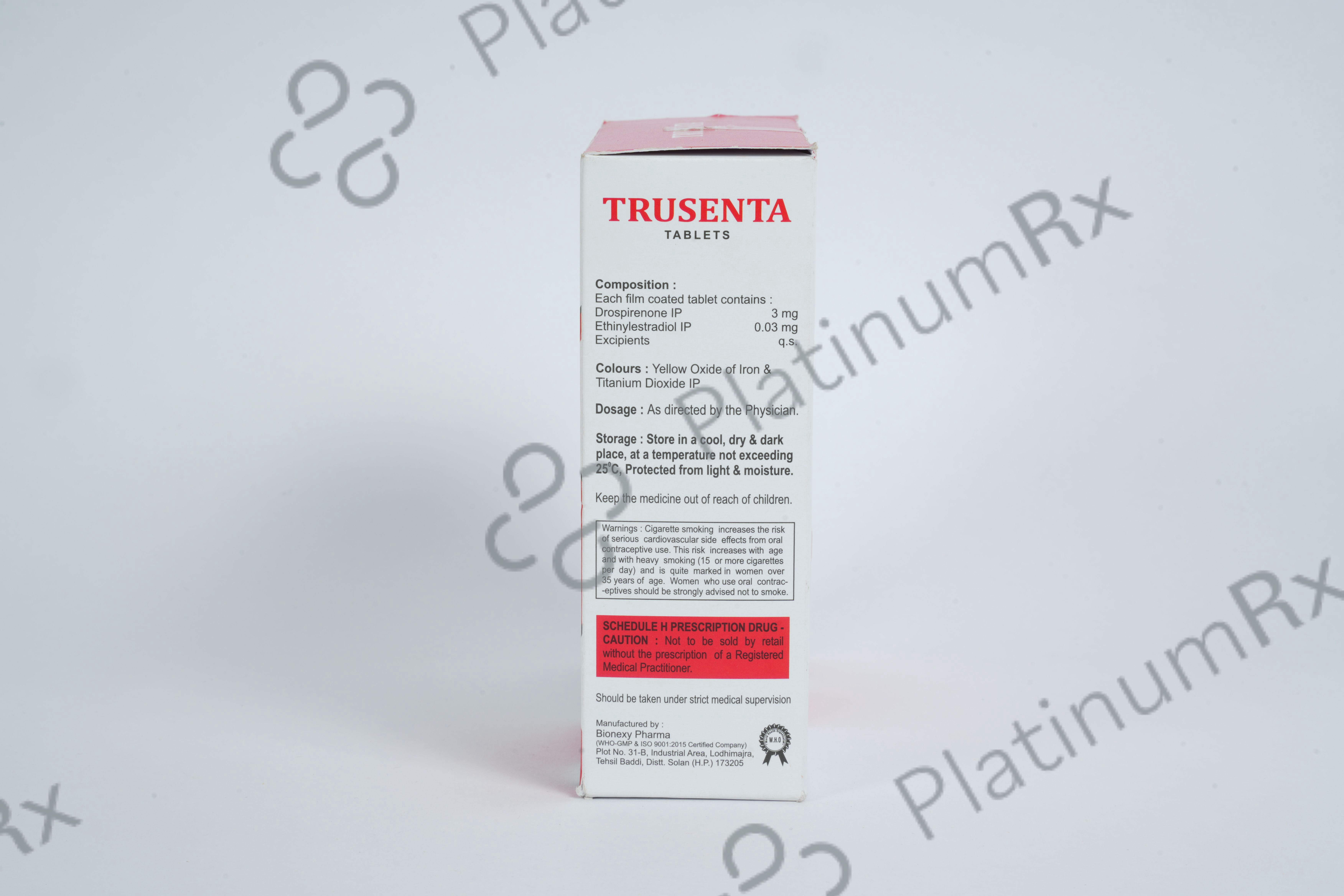 Trusenta 0.03/3mg Tablet 21s