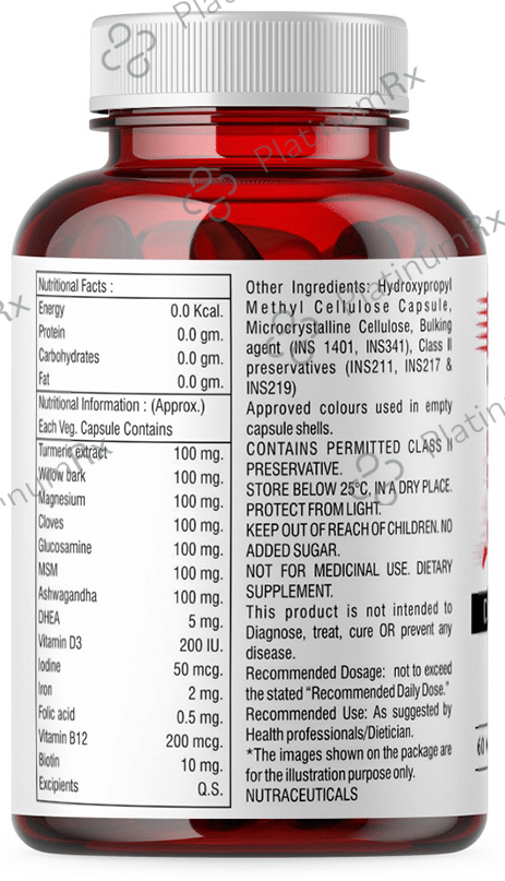 Ethicare Remedies Painja Pain Relief Vegetarian Capsule