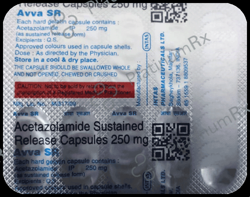 Avva 250mg Capsule SR 10s