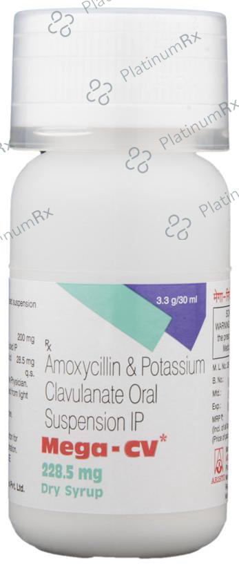 Mega CV 228.5mg Dry Syrup 30ml