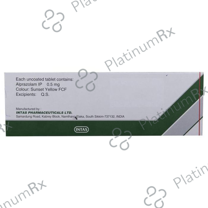 Zolax 0.5mg Tablet 10s