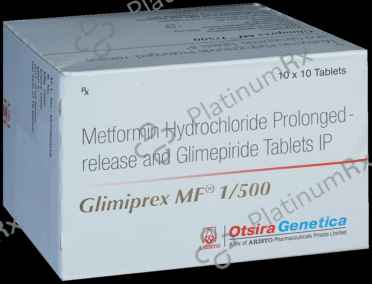 Glimiprex MF 1/500 Tablet PR 10 Tablet PR