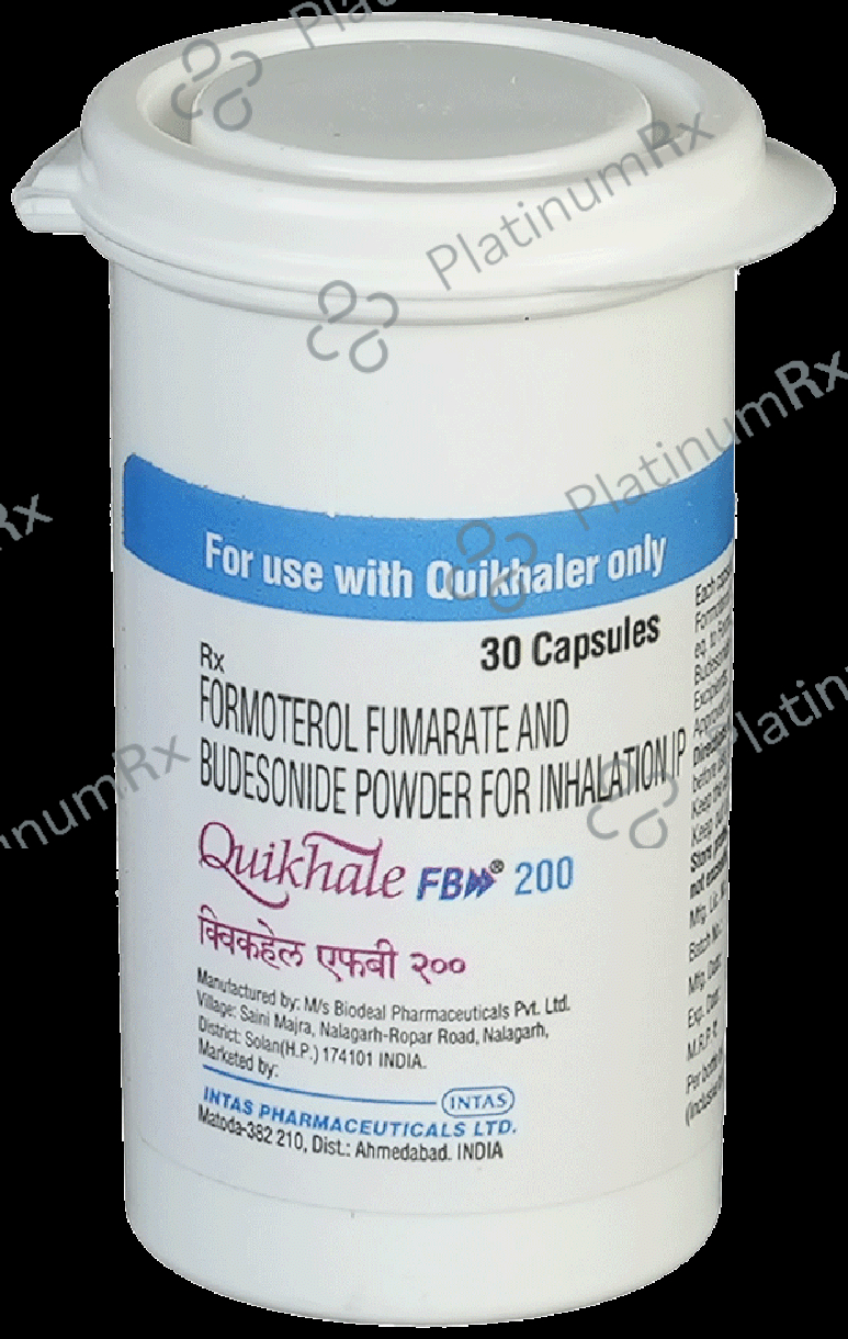 Quikhale FB 200/6mcg Capsule 30s
