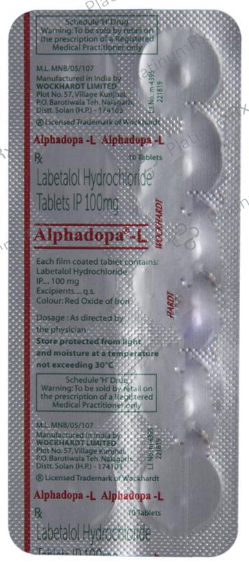 Alphadopa L Tablet