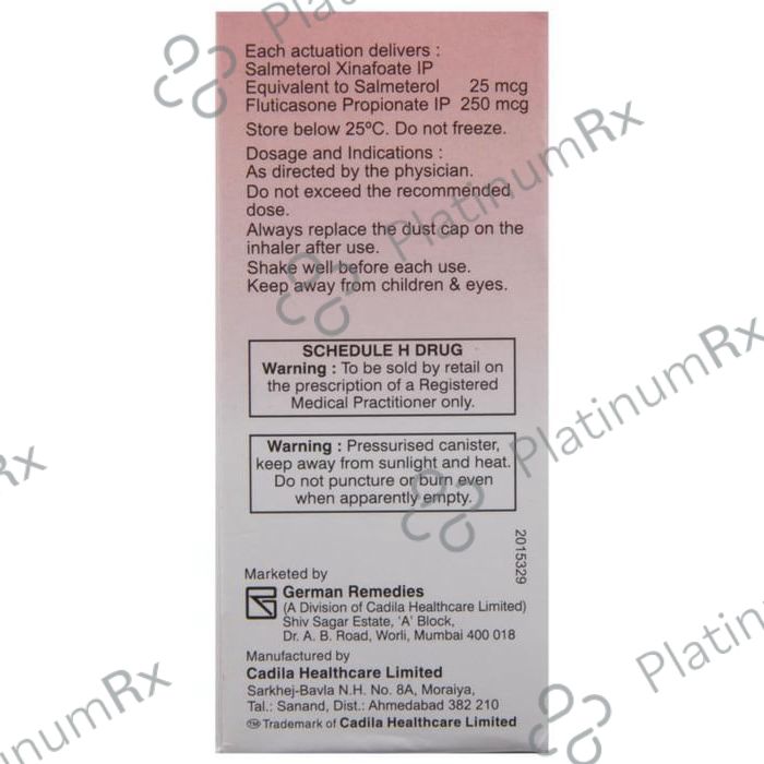 ForAir 250/25mcg CFC Free Inhaler 120MDI