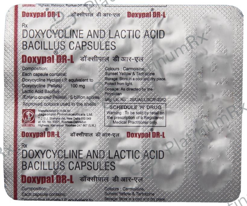 Doxypal DR L 100/5B Capsule 10s