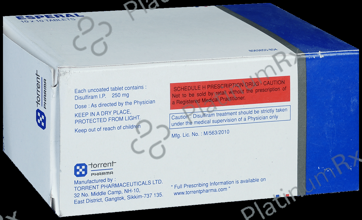 Esperal 250mg Tablet 10s