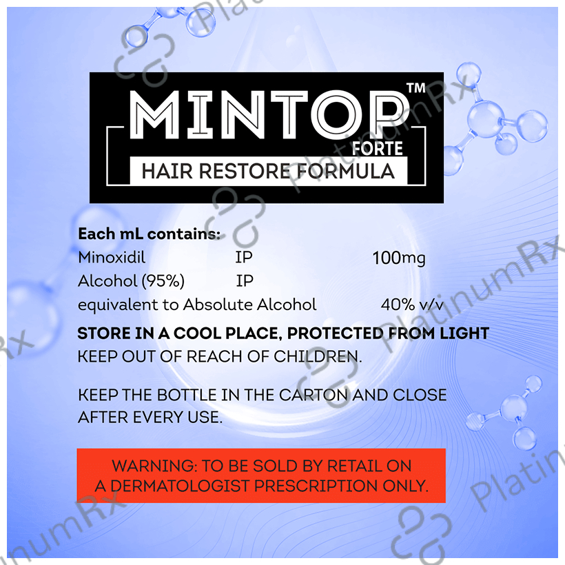 Mintop Forte 10% Hair Restore Formula 60ml