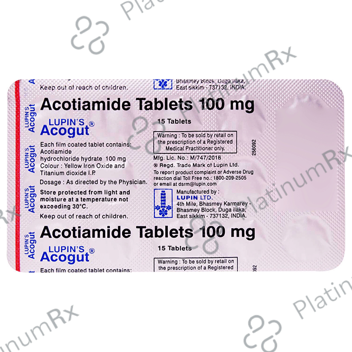 Acogut 100mg Tablet 15s
