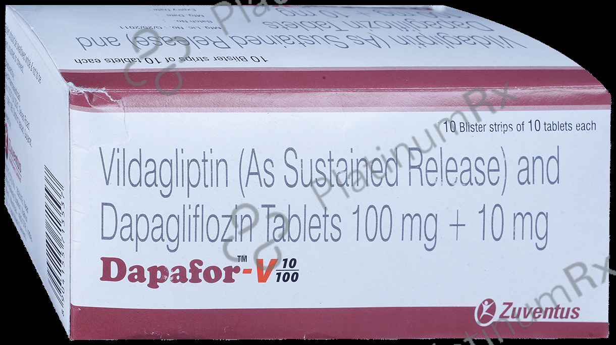 Dapafor V 10mg/100mg Tablet