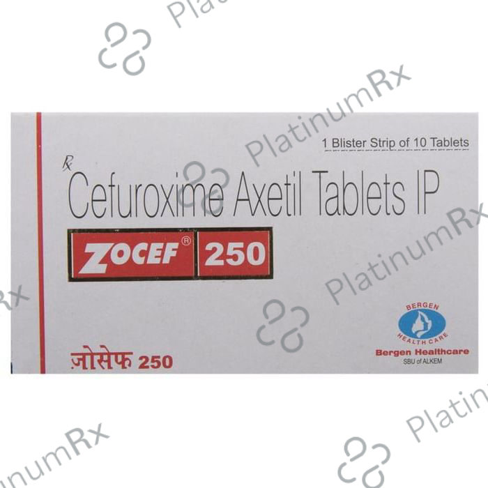 Zocef 250mg Tablet 10s