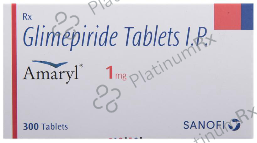 Amaryl 1mg Tablet 30s
