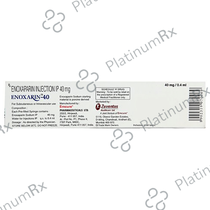 Enoxarin 40 Injection