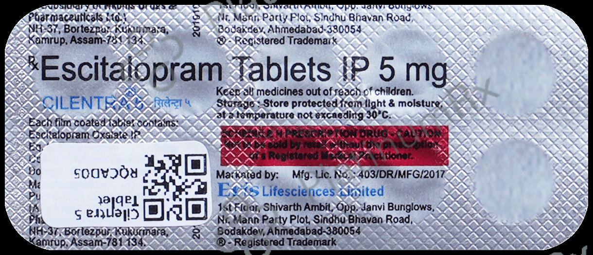 Cilentra 5mg Tablet 10s