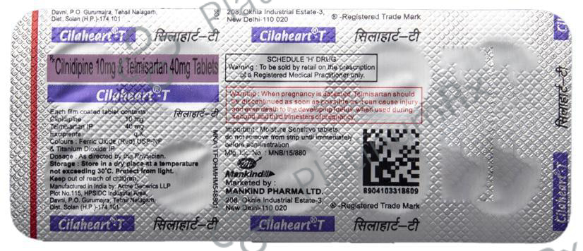 Cilaheart-T Tablet 10 Tablet