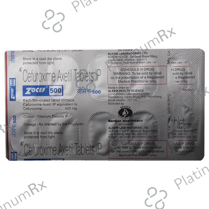 Zocef 500mg Tablet 10s