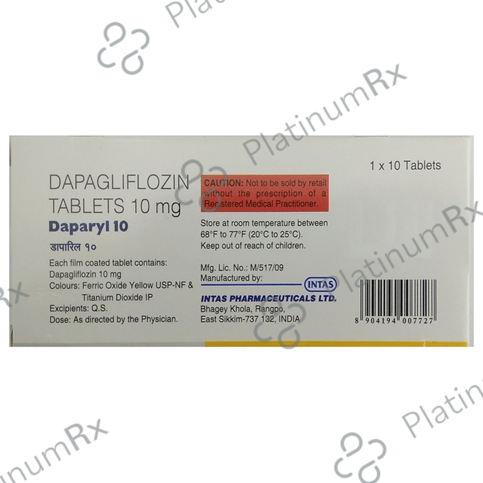 Daparyl 10mg Tablet 10s