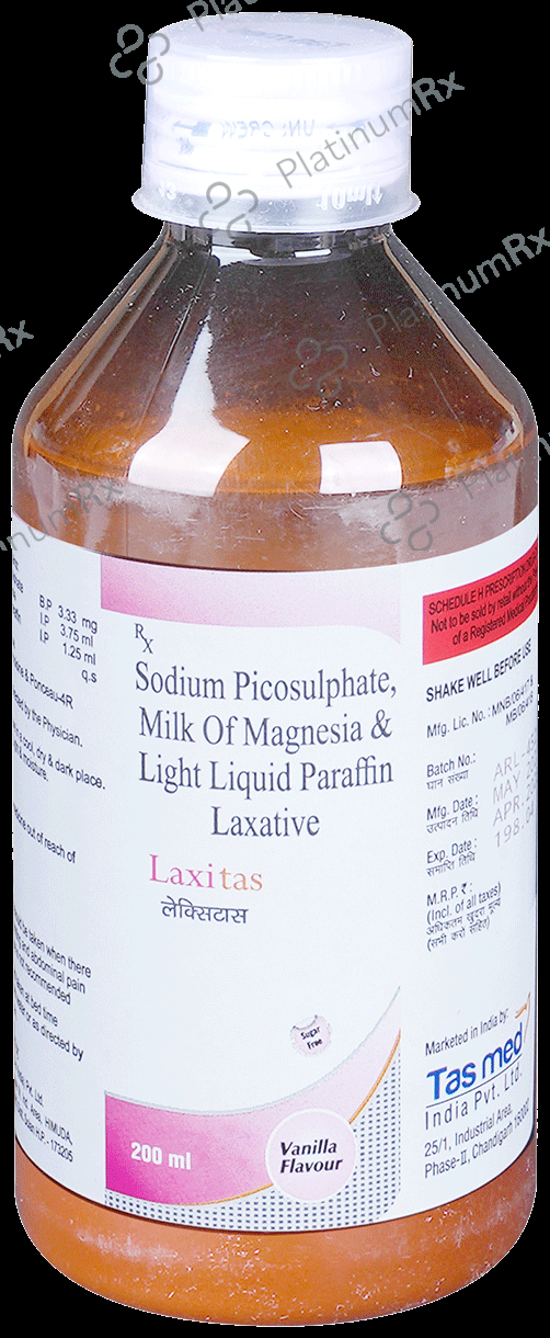 Laxitas Laxative Vanilla Sugar Free