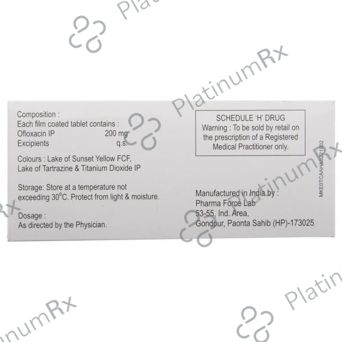 Zenflox 200mg Tablet 10s