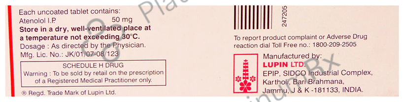 Atenova 50mg Tablet