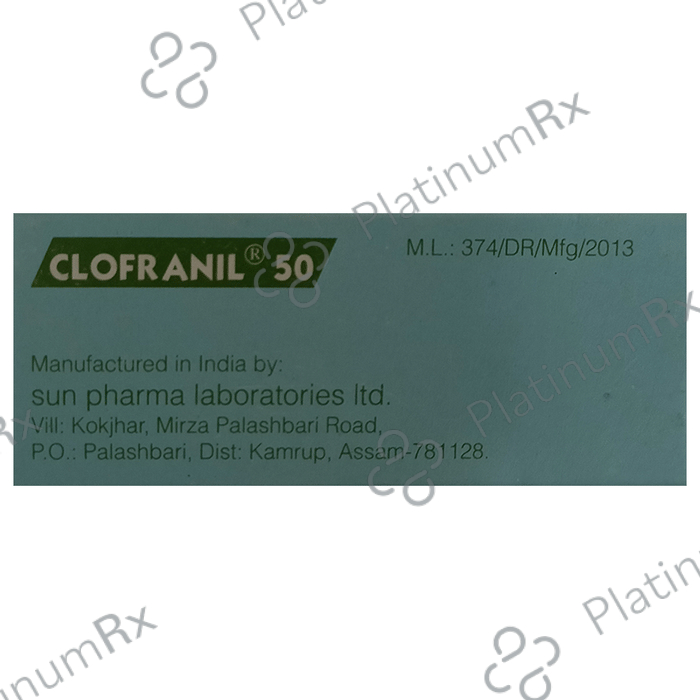 Clofranil 50mg Tablet 10s
