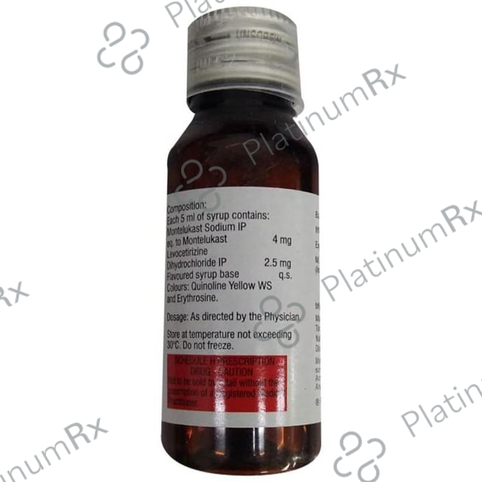 Montek LC Kid 2.5/4mg Syrup 60ml