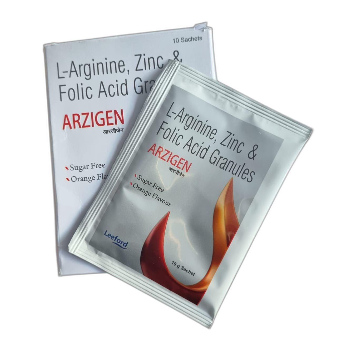 Arzigen Sugarfree 3/10mg/2500mcg Orange Granules 10gm