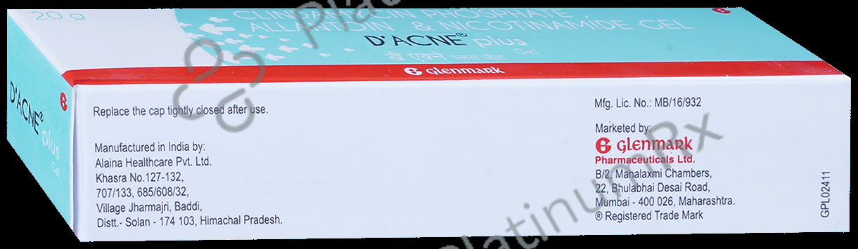 D Acne Plus Gel 20gm