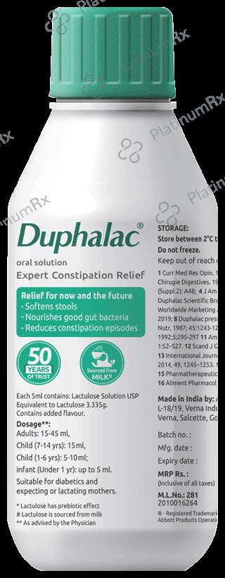 Duphalac 10mg Oral Solution Lemon 250ml