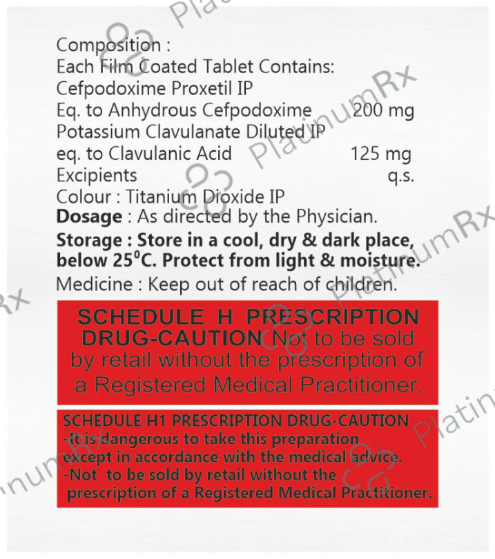 Vildox CV 325 Tablet