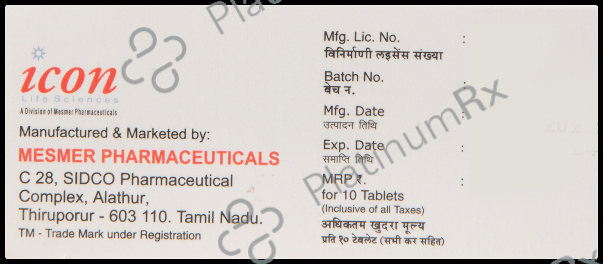 Lacoptal 50mg Tablet 10s