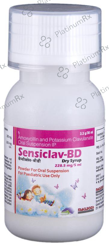 Sensiclav BD 228.5mg Dry Syrup 30ml