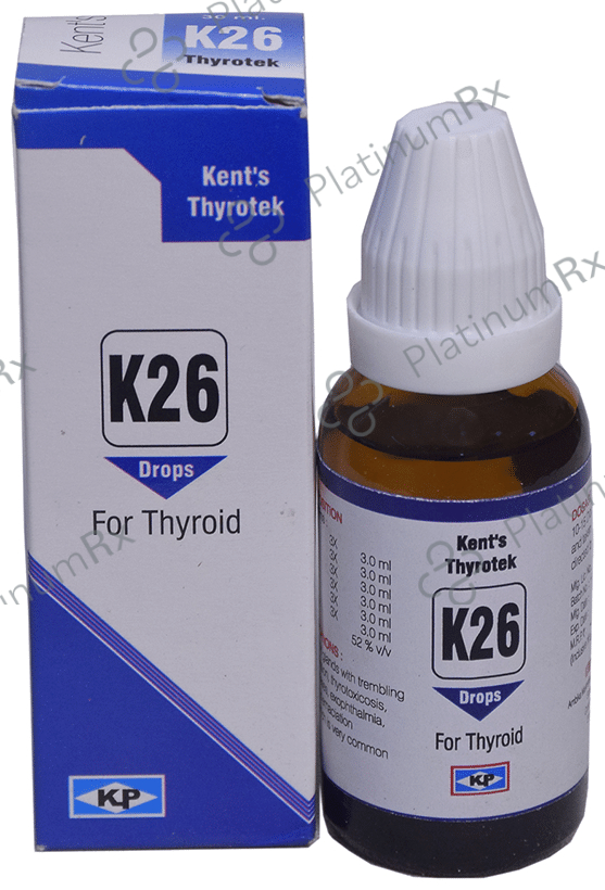 Kent's K26 Thyroid Oral Drops
