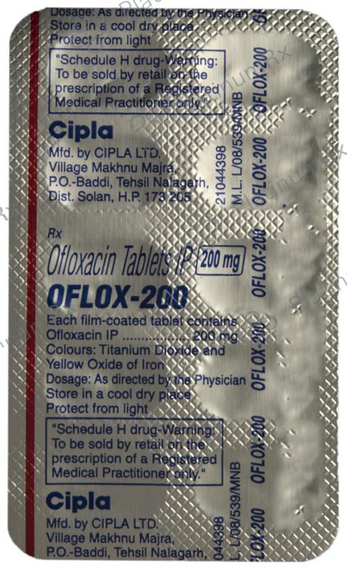Oflox 200mg Tablet 10s