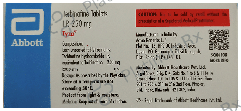 Tyza 250mg Tablet 10s