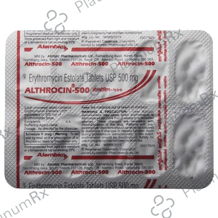 Althrocin 500mg Tablet 10s