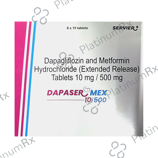 Dapaser Mex 10/500mg Tablet ER 15s