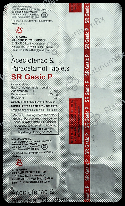 SR Gesic P Tablet