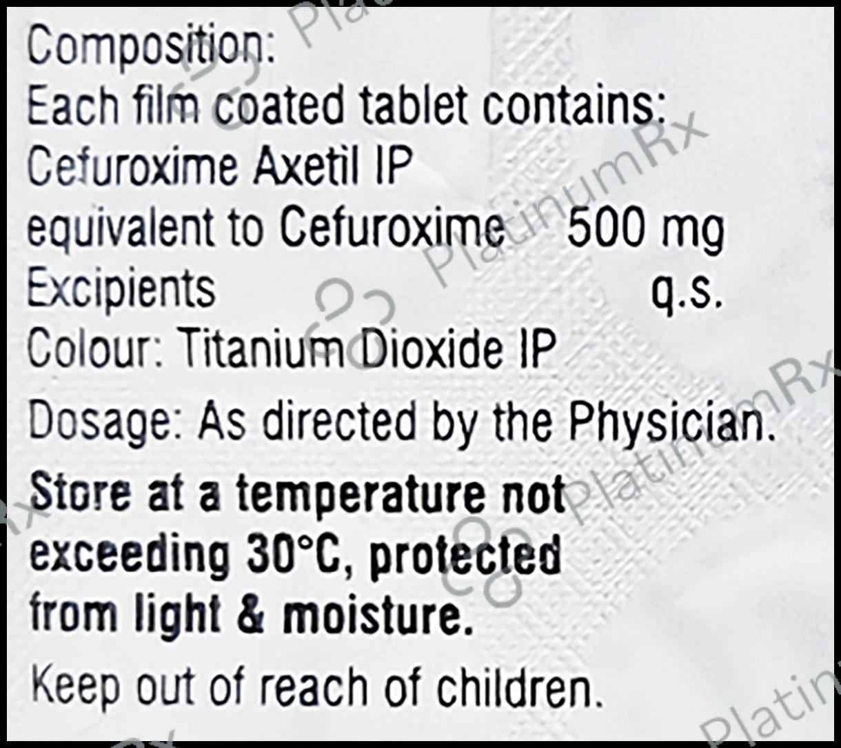 Cefine 500mg Tablet