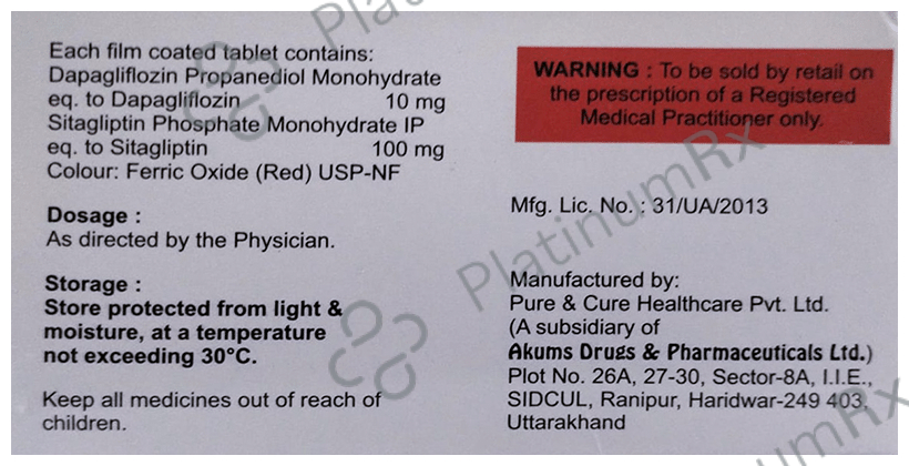 Sitapep D 10/100 Tablet