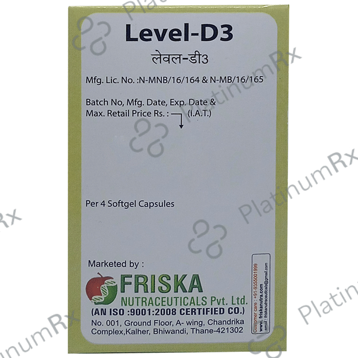 Level-D3 Softgel Capsule