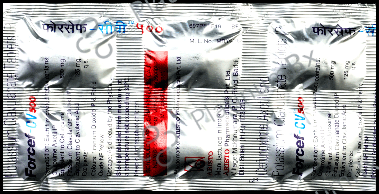 Forcef CV 500/125mg Tablet 6s