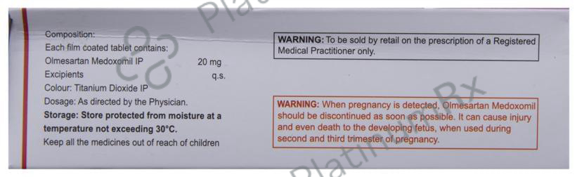 Olmin 20mg Tablet 10s
